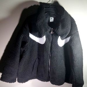 Nike Sportswear Swoosh sherpa zip jacket